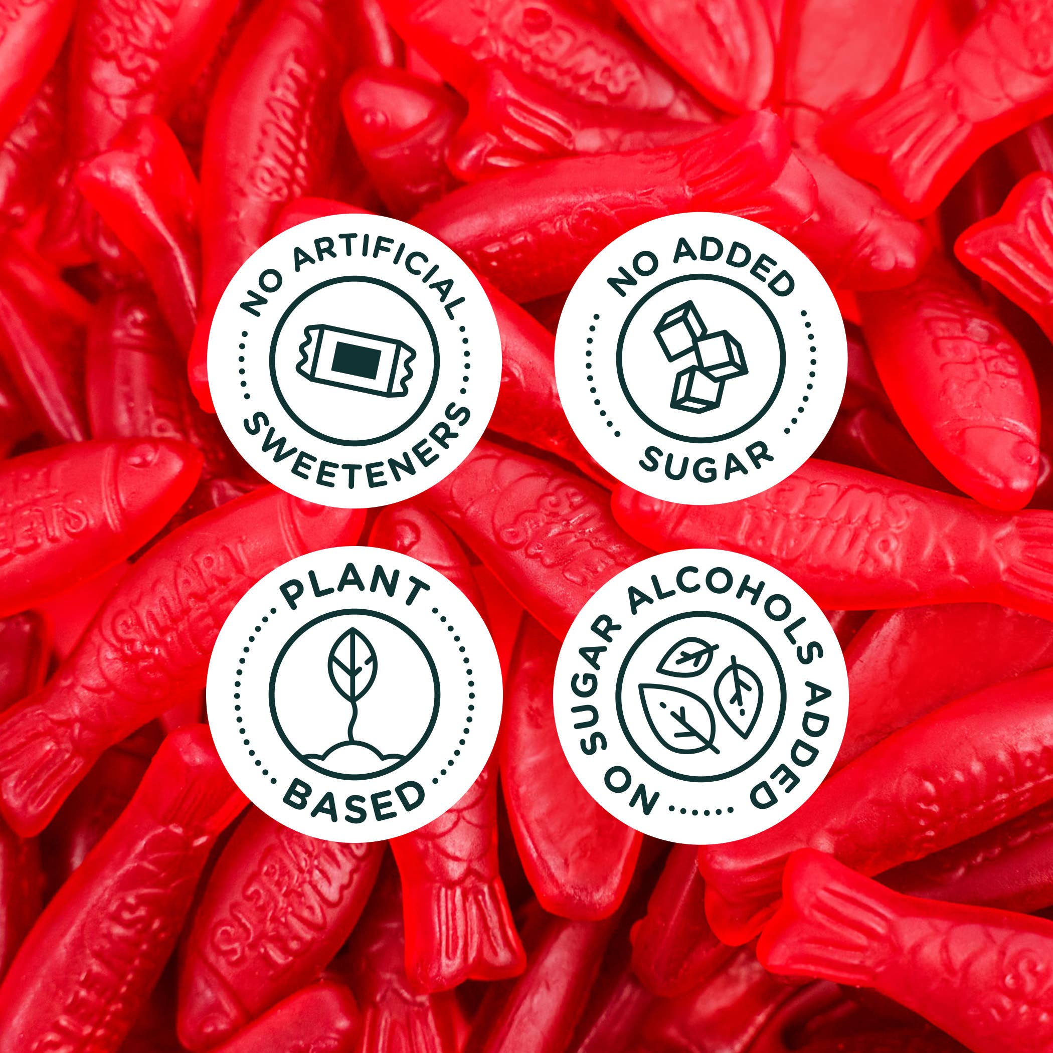 SmartSweets - Wholesale Gummy - Sweet Fish (12 pack)3