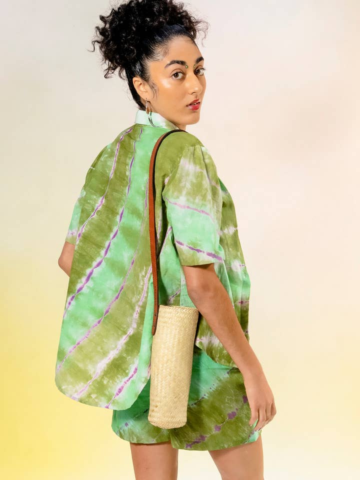 Handwoven Bottle Bag for wholesale by abacaxi