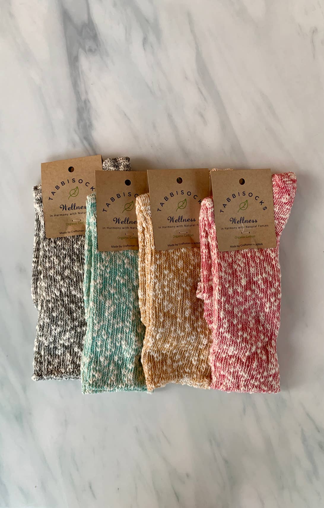 Tabbisocks - Wholesale Socks - Women's - Organic Cotton Slub Crew Socks1