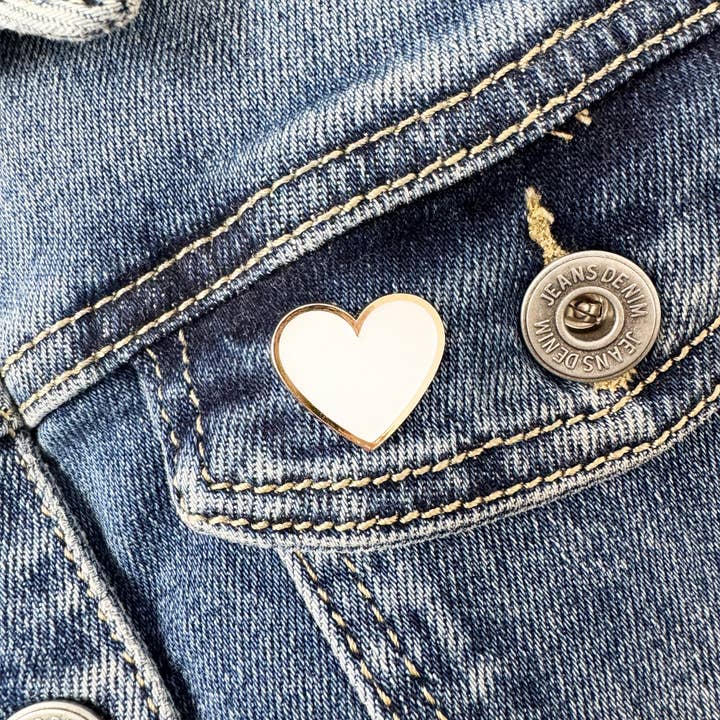 Lovethelinks Ltd - Wholesale Brooch - Metal & enamel Heart Pin Brooch5