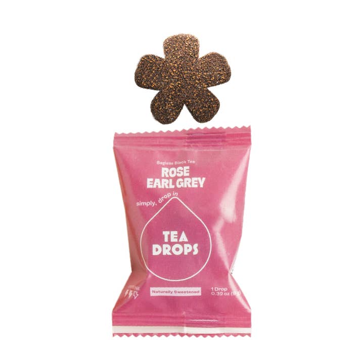 Rose Earl Grey Tea Drop - 30 Unit Single Serves for wholesale by Tea Drops