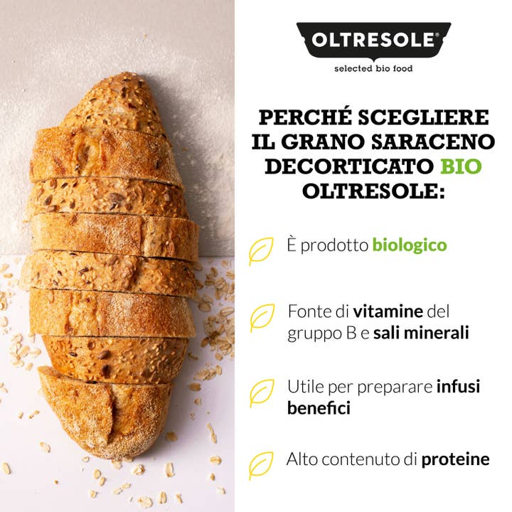Oltresole - Wholesale Whole Grains - Organic Buckwheat 1 Kg6