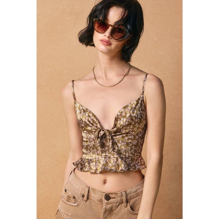 Top med slips i satin for engroshandel hos Dress Forum