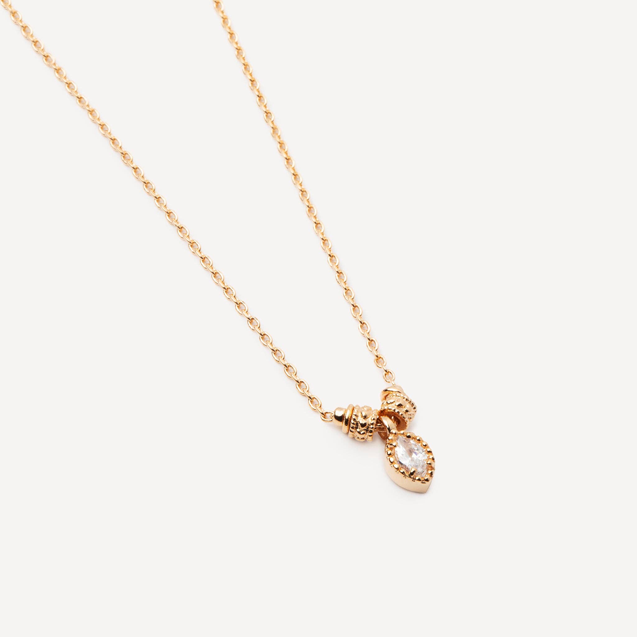 Meora Paris - Wholesale Pendant/Charm Necklace - Éléna necklace gold-plated 18k0