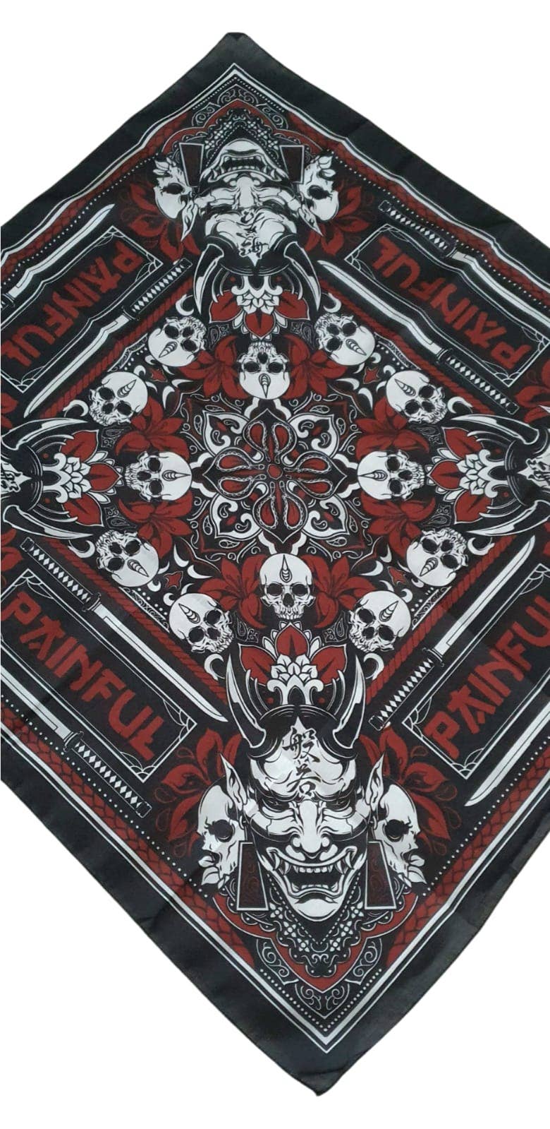 Painful Clothing - Wholesale Bandana - Unisex - Hannya Bandana1