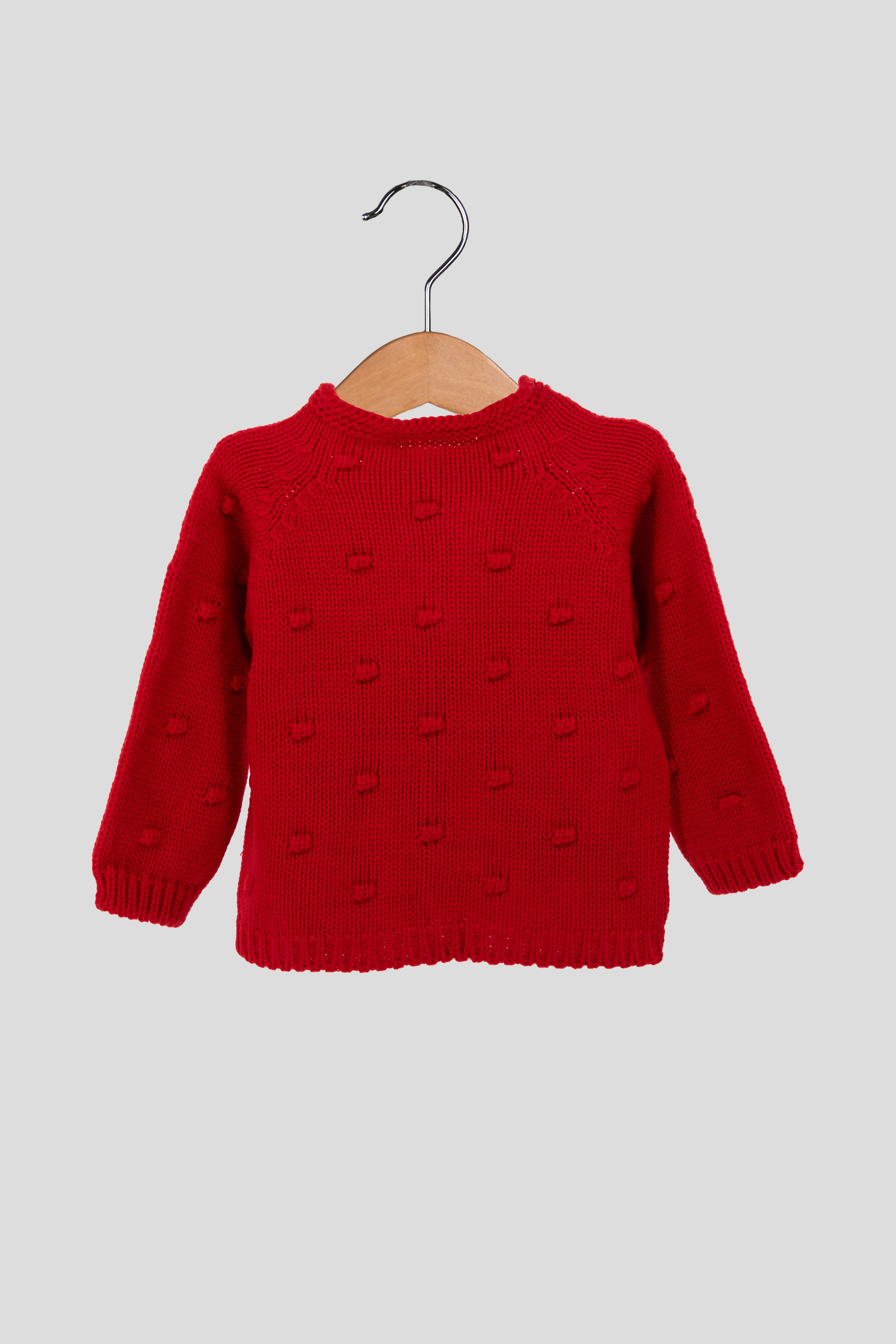 Amorim Gerações, LDA - Wholesale Jacket - Baby - Knit Jacket with Pom Poms 808P1