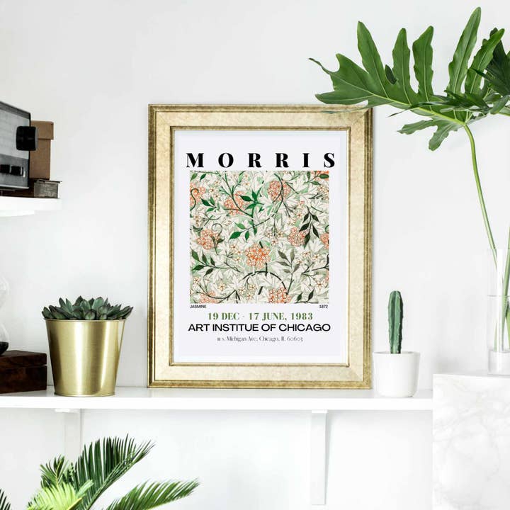 Magnifique Hearts – Engroshandel Kunsttryk – William Morris kunsttryk - Cray og Jasmin mønster design5