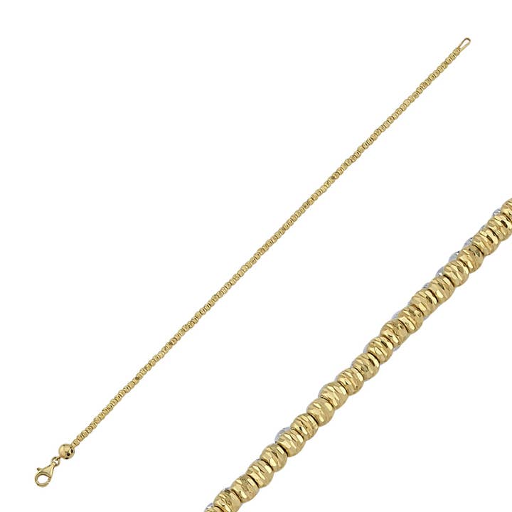 BALL BOLD GOLD BRACELET for wholesale by Sestra Jewelry