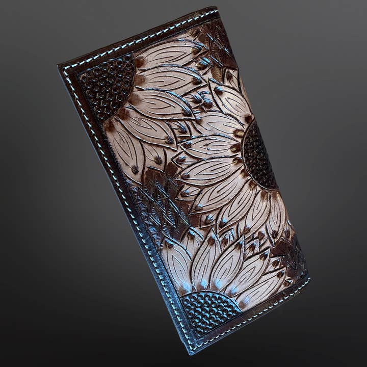 Westrian International - Wholesale Wallet - Women's - Ladies Sunflower Leather Wallet1