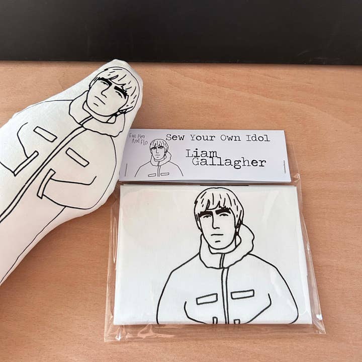 Fat Hen And Flo – wholesale Craft sewing kit – Liam Gallagher- Sew Your Own Idol Kit1