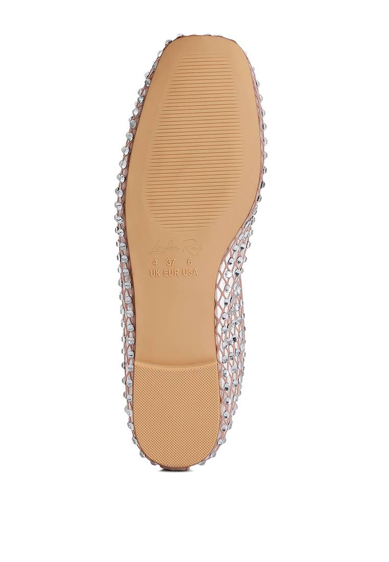 Rag Company - Wholesale Flats - Women's - Orson Naked Rhinestone Ballerinas10