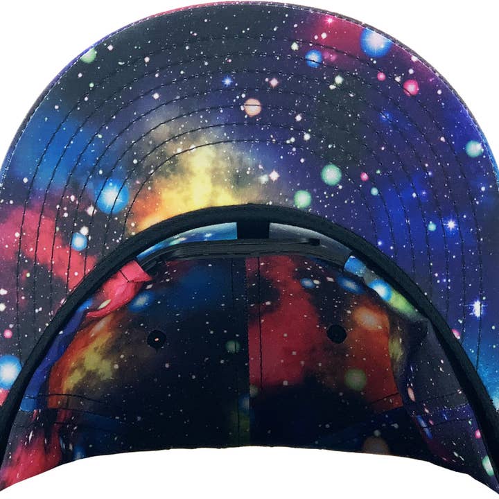 KBETHOS - Wholesale Flat Brim Cap - Unisex - Galaxy Snapback4