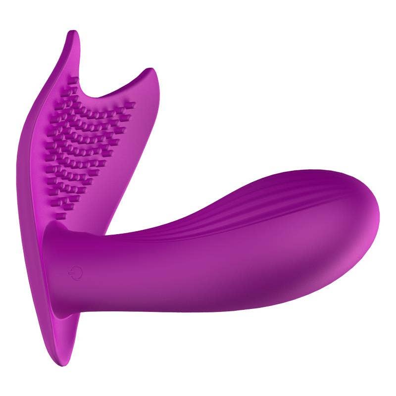 Kinky Pleasure - Wholesale Sex Toy - Foxshow - 63-00005 - Remote control Panty vibrator - Heat function - Voice control function - 10 Function - Rechargeable - 9 cm x 9 cm - Luxury Giftbox - Purple8