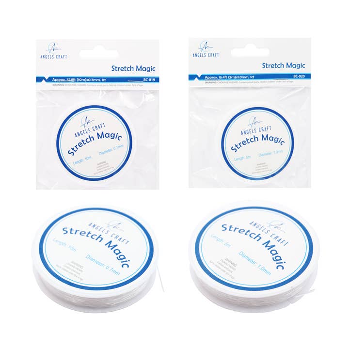 Elastic Beading Wire, 1-ct (2 sizes available) for wholesale by Angels Craft
