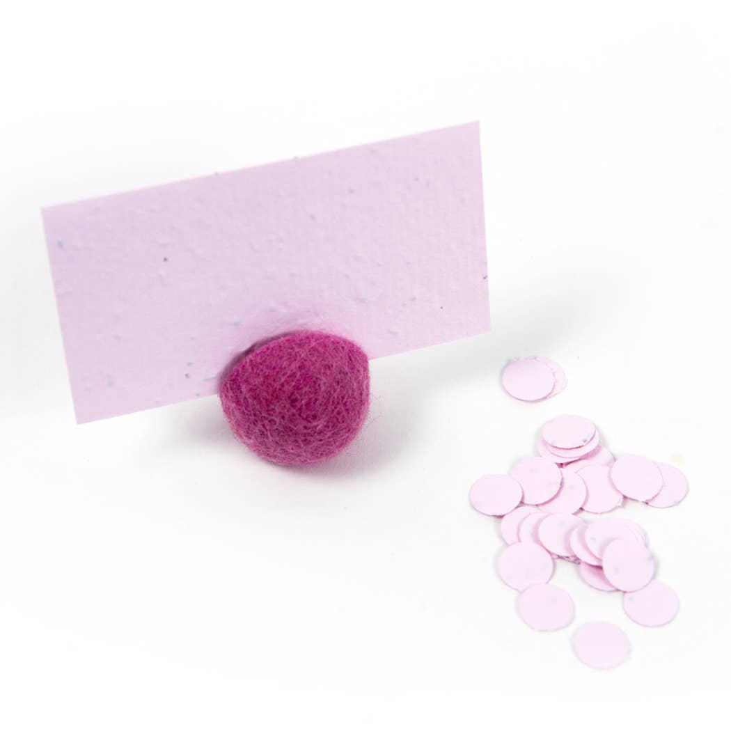 Studio 82° - Wholesale Place Card / Place Holder - Wildflower Seed Card - Frost White13