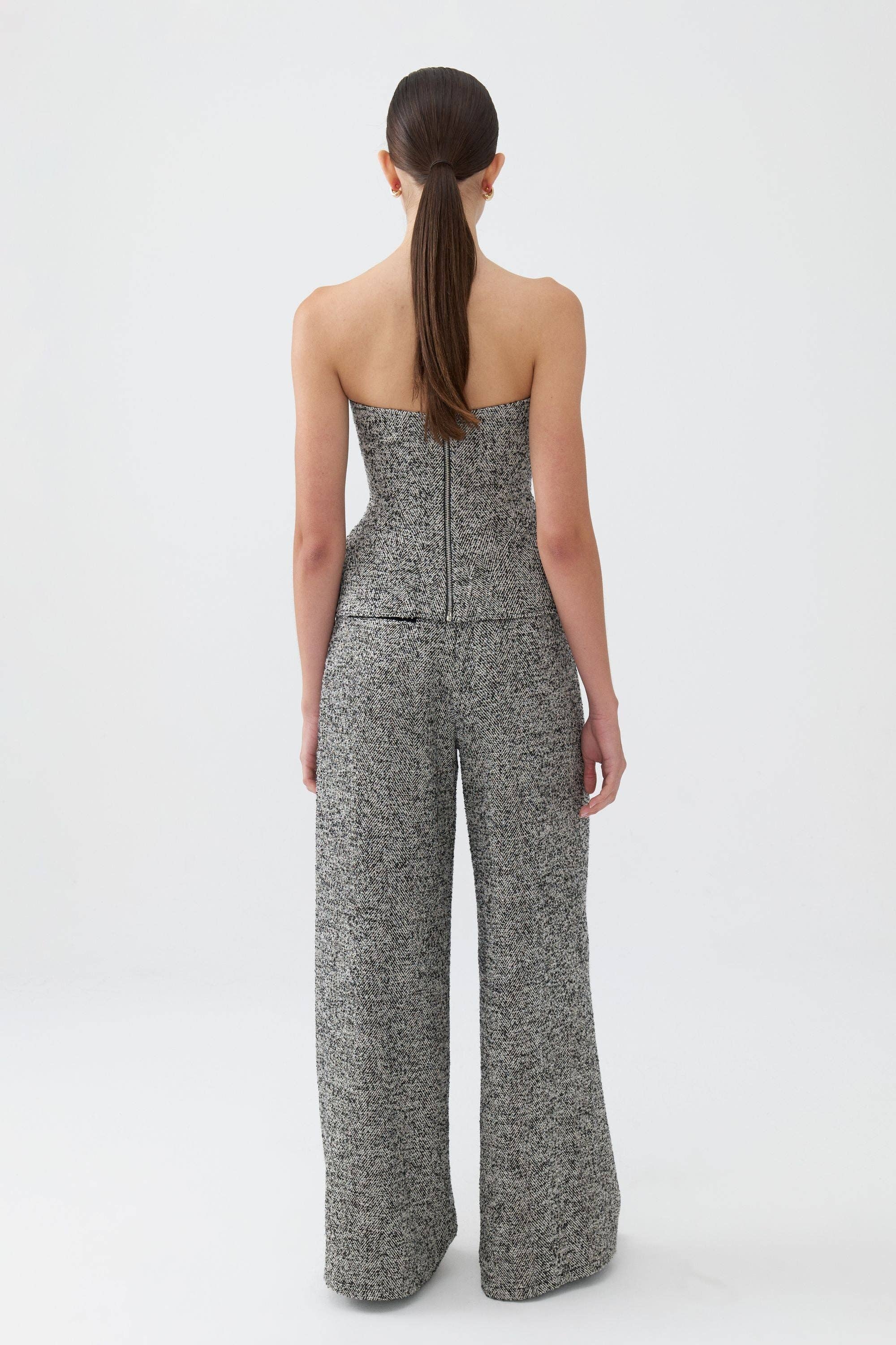 Multi colored Strapless Sweetheart Neck Top for wholesale on Faire2