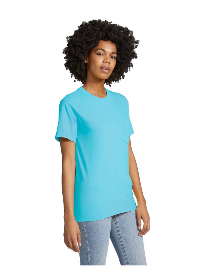 Down South Designer Customs - Wholesale T-shirt – Unisex - Comfort Colors Adult Heavyweight Pocket Tee48