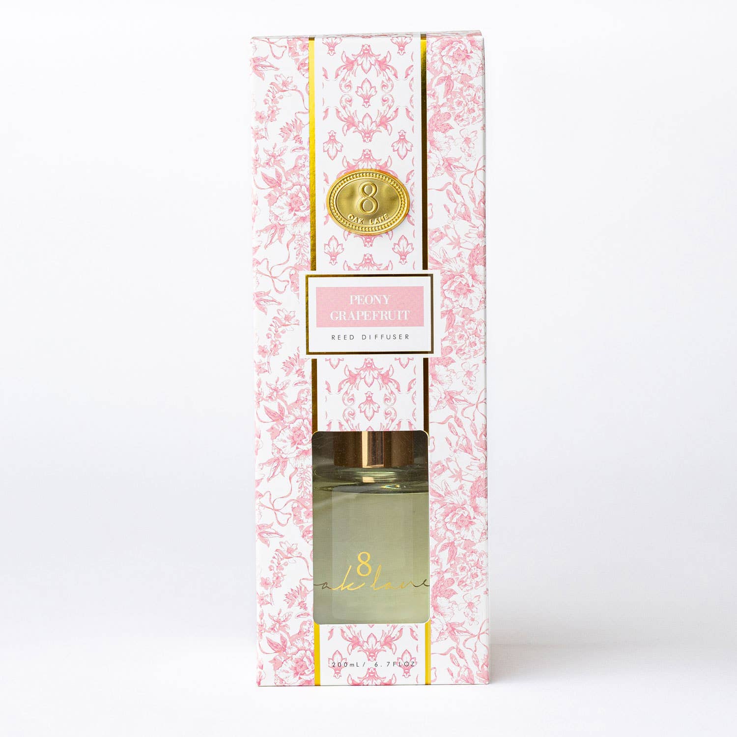 8 Oak Lane - Wholesale Reed Diffuser - Peony Grapefruit Reed Diffuser2
