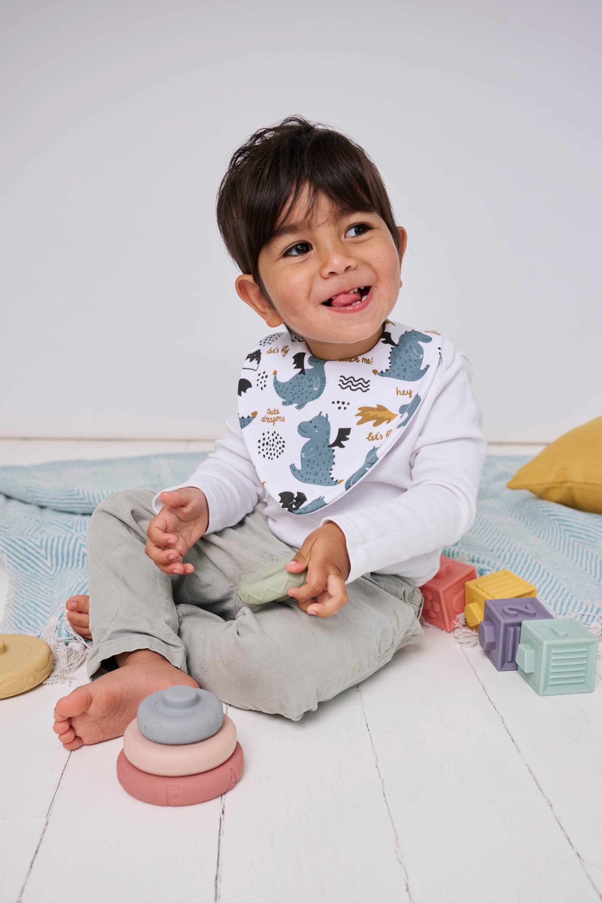 Bibbilyboo – wholesale Bib – Baby – Dragon Waterproof Dribble Bib7