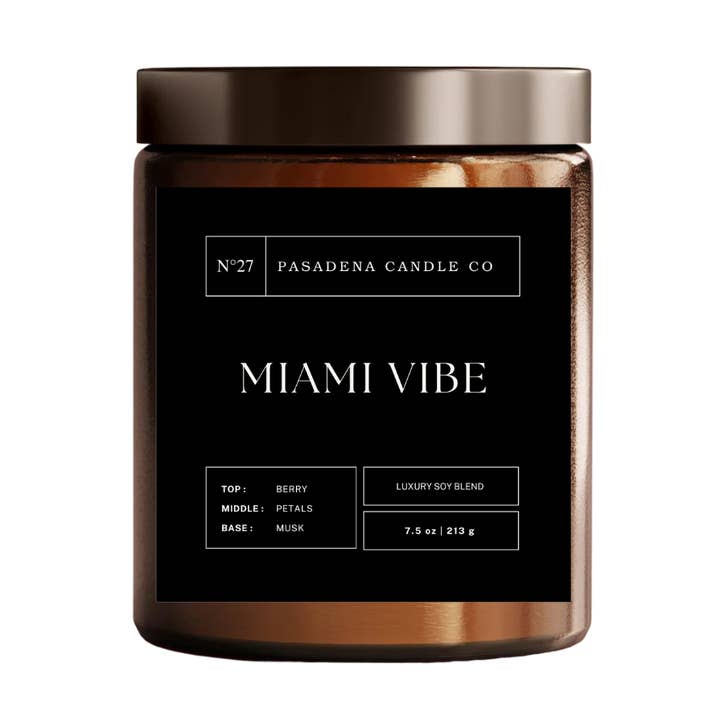 N°27 Miami Vibe for wholesale by Pasadena Candle Co