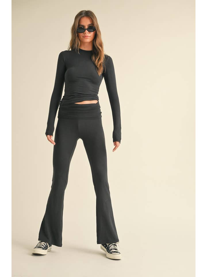 KIMBERLY C - Wholesale Lounge Top - Women's - Soft Knit Jersey Long Sleeve Tee39