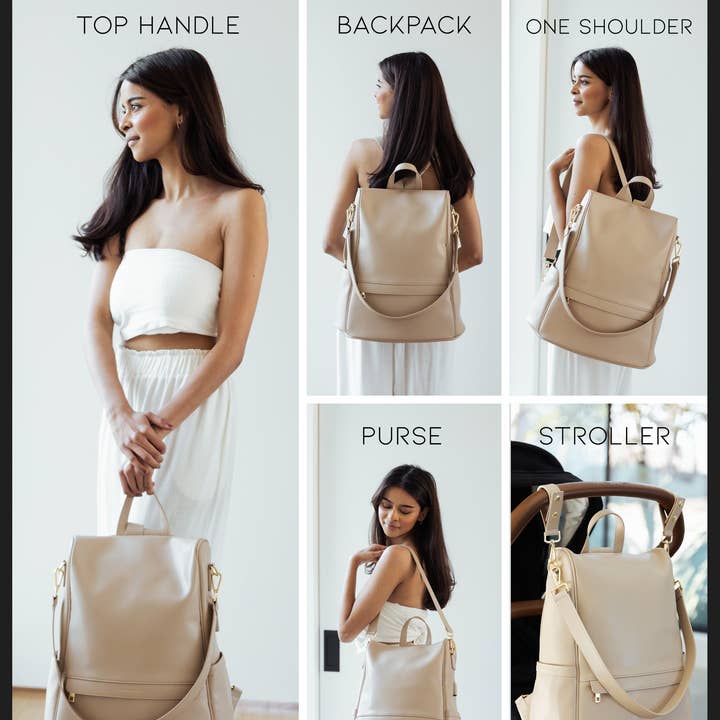 Mia + Sophia - Wholesale Diaper Bag - Baby - Mia Diaper Bag Stroller Straps Bottle Holder Changing Pad