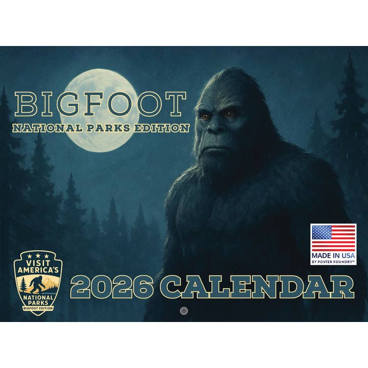 Bigfoot National Parks 2026 Calendar for wholesale by 2026 Calendars