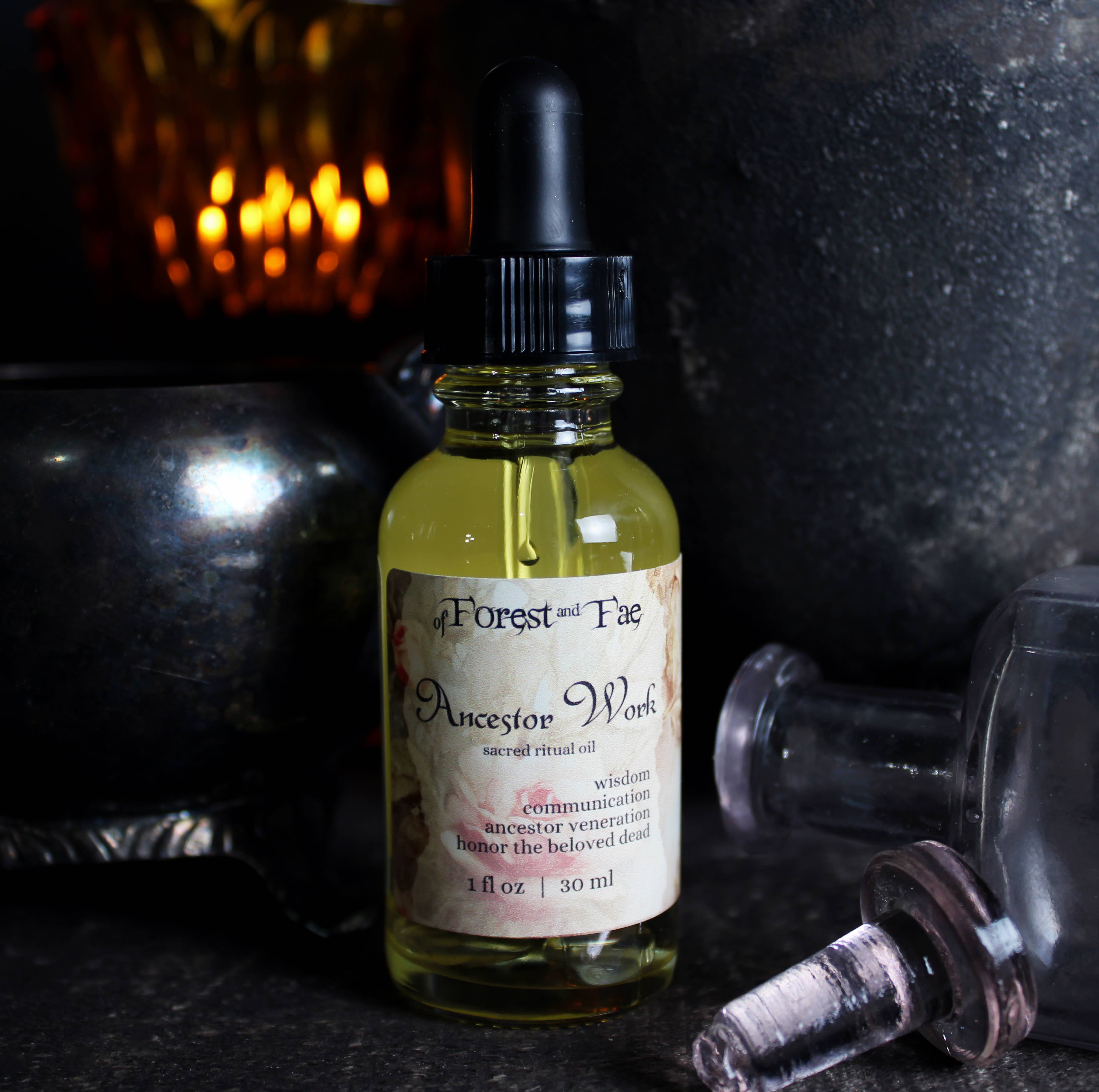 of Forest and Fae - Wholesale Meditation Supplies - Ancestor Work Sacred Ritual Oil • Altar Oil • Witchcraft4