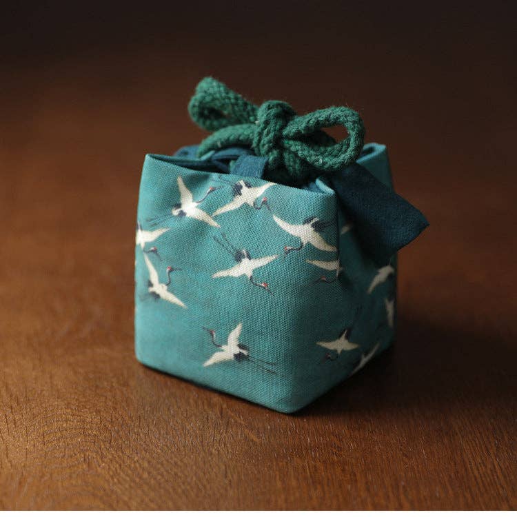 Gohobi （We cover U.S. import duties） - Wholesale Storage Bag - Gohobi Birds Mountains Rivers Teaware Storage Travel Bag Shifuku9