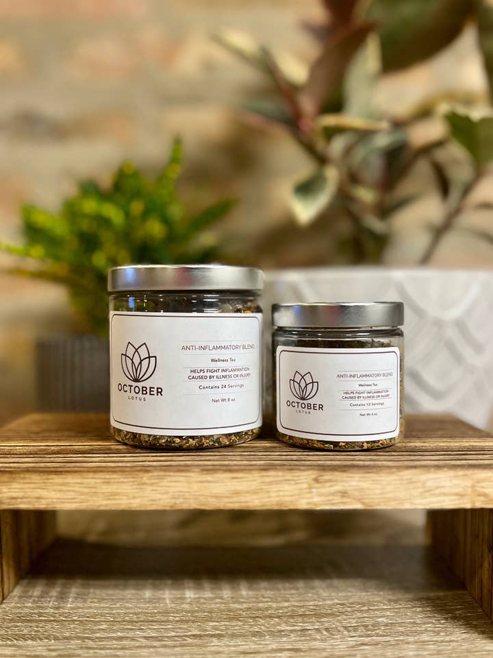Anti-Inflammatory Blend Herbal Tea for wholesale by October Lotus