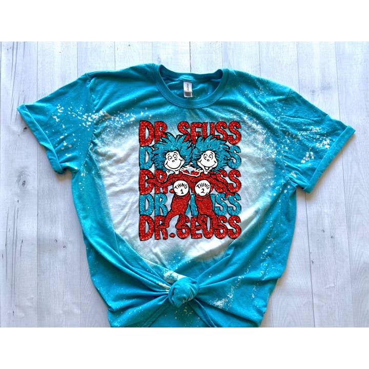 Dr. Seuss Things Bleached Shirt for wholesale by RVL Designs