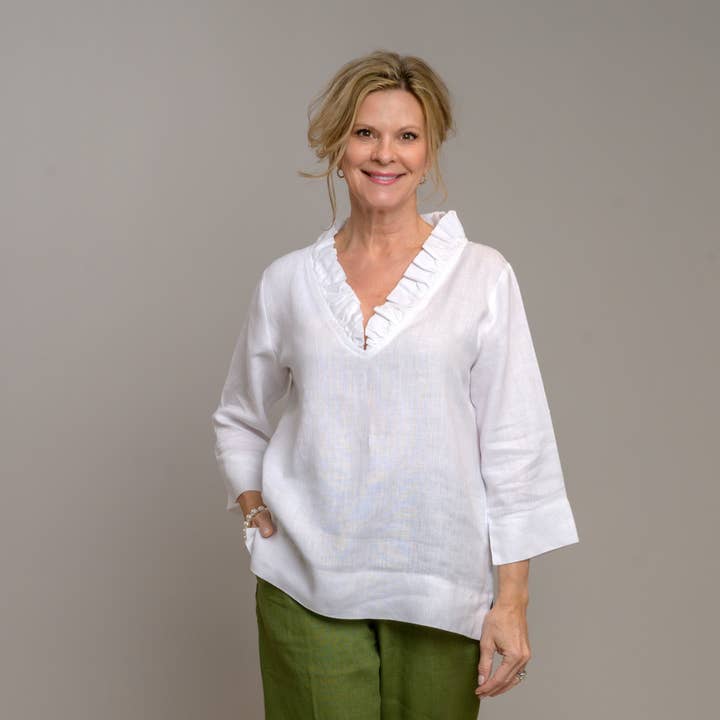 Darcy Top - Nuovo per la vendita all'ingrosso da parte di Arte Italica & Crown Linen Designs