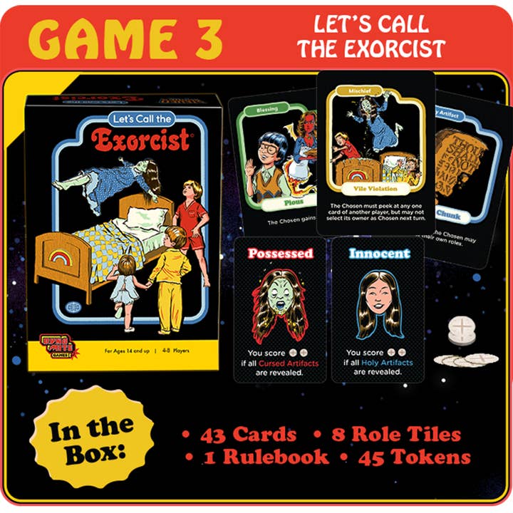 Cryptozoic Entertainment - Wholesale Card Game - Let's Call the Exorcist (Steven Rhodes Games Vol. 2)2