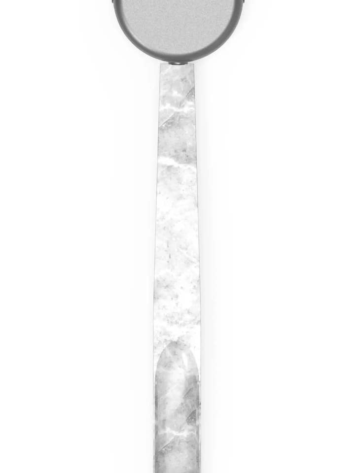 Walli Sko Horn Sølv Grå/Hvid Marmor for engroshandel hos Crave Design