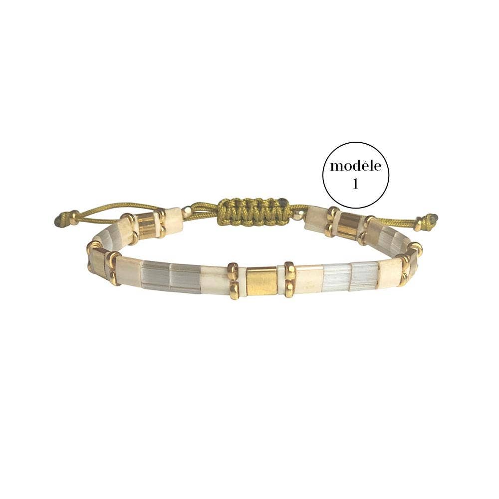 CLAIRE BERTEAU - Vente Bracelet de perles - Bracelet Perles Japonaises Anitya-nude1