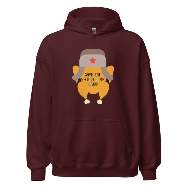 Sweat à capuche unisexe, Save the Neck for Me Clark pour la vente par Sutter Heart to Home