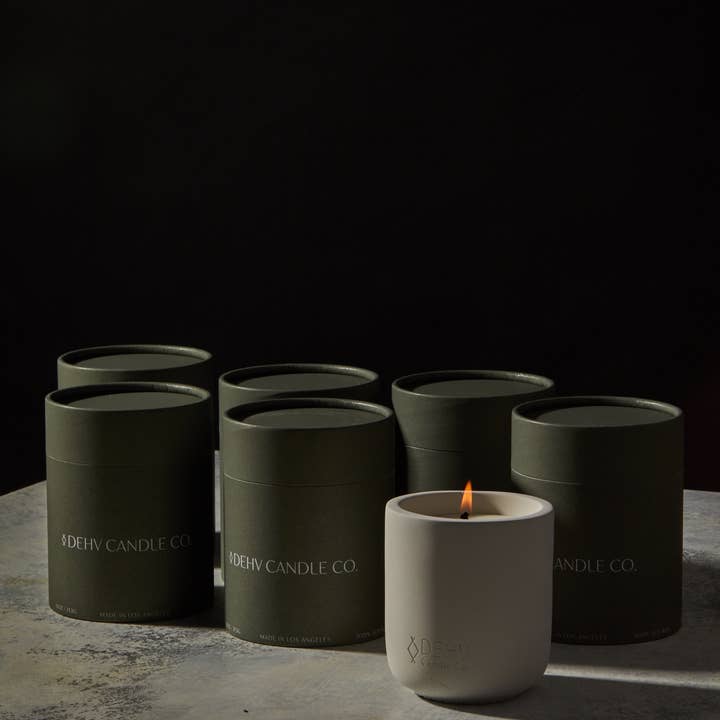 DEHV Candle Co. – wholesale Burkljus – WOODLAND Betongljus