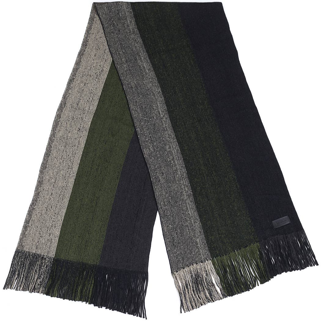 Mio Marino - Wholesale Scarf - Men's - King Striped Knit Scarf6