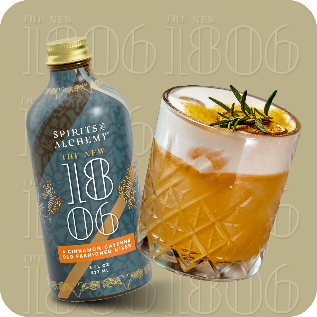 Spirits of Alchemy - Wholesale Cocktail Mix/Syrup - The New 1806 Spicy | Old Fashioned Cocktail Mixer | Gift5