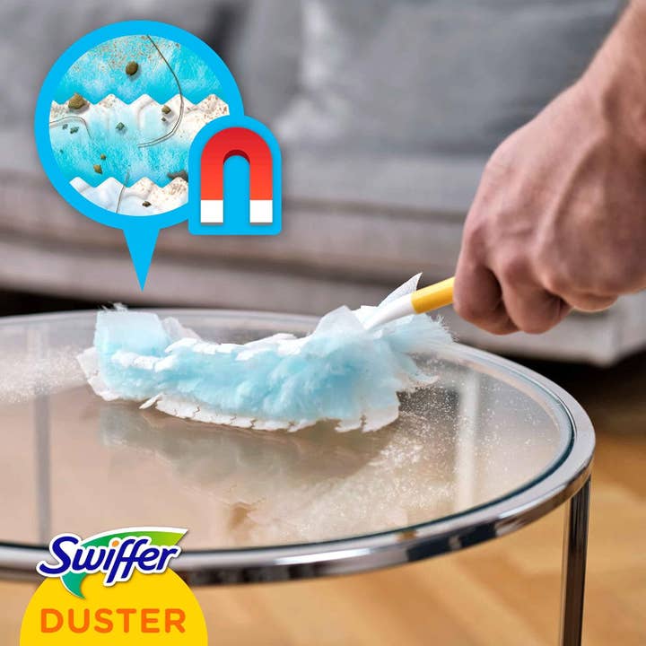 First Choice Buying - Vente Brosses à épousseter et plumeaux - Kit de démarrage Swiffer Duster avec manche et plumeau