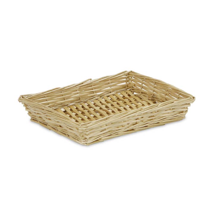 Plateau de service rectangulaire en osier Inchek pour la vente par Cheungs Home Decor