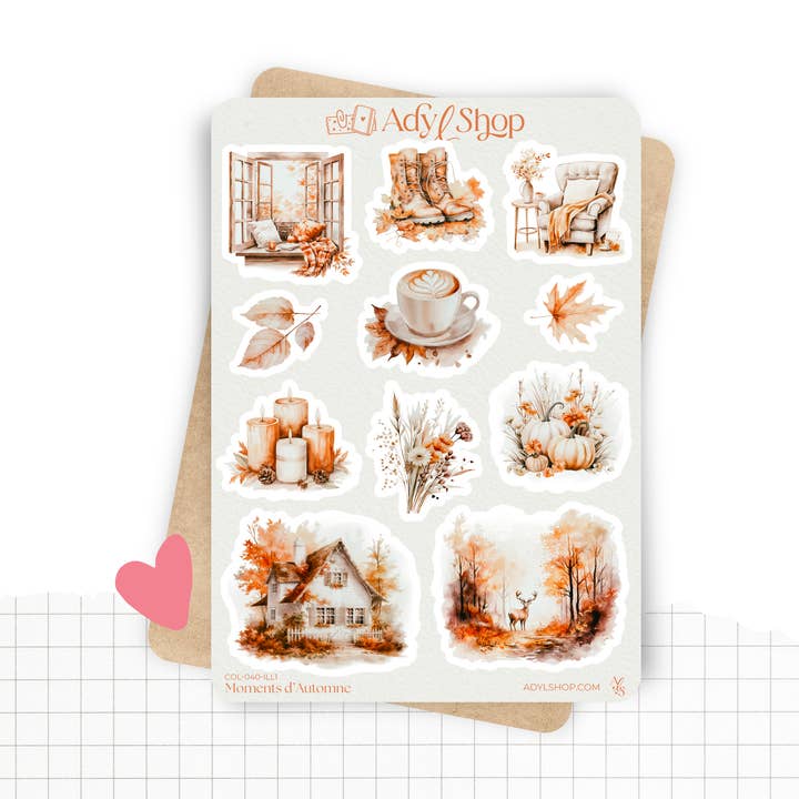 Ark med klistermärken "Höststunder" för wholesale av AdyLShop
