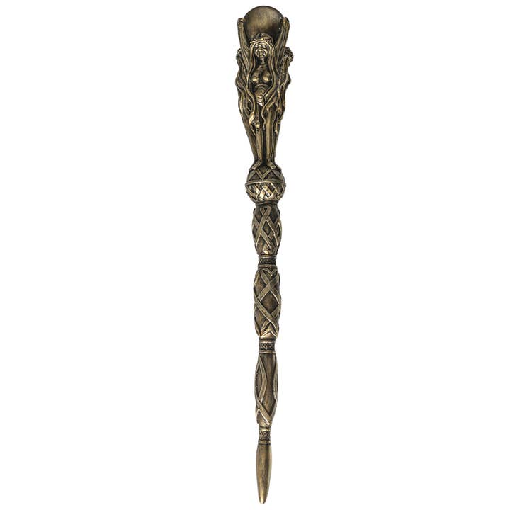 Pacific Trading - Wholesale Decorative Tabletop Object - Triple Goddess Mystical Magic Wand