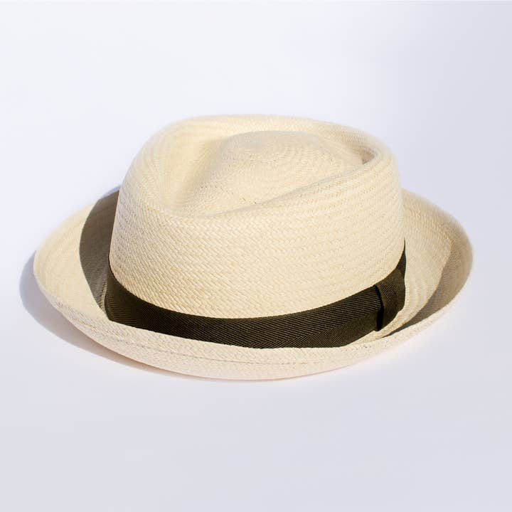 Santa Fe Off Vit Urban Sugrör Panama mössa - Unisex för wholesale av Elegancia Tropical Genuine Panama Hats