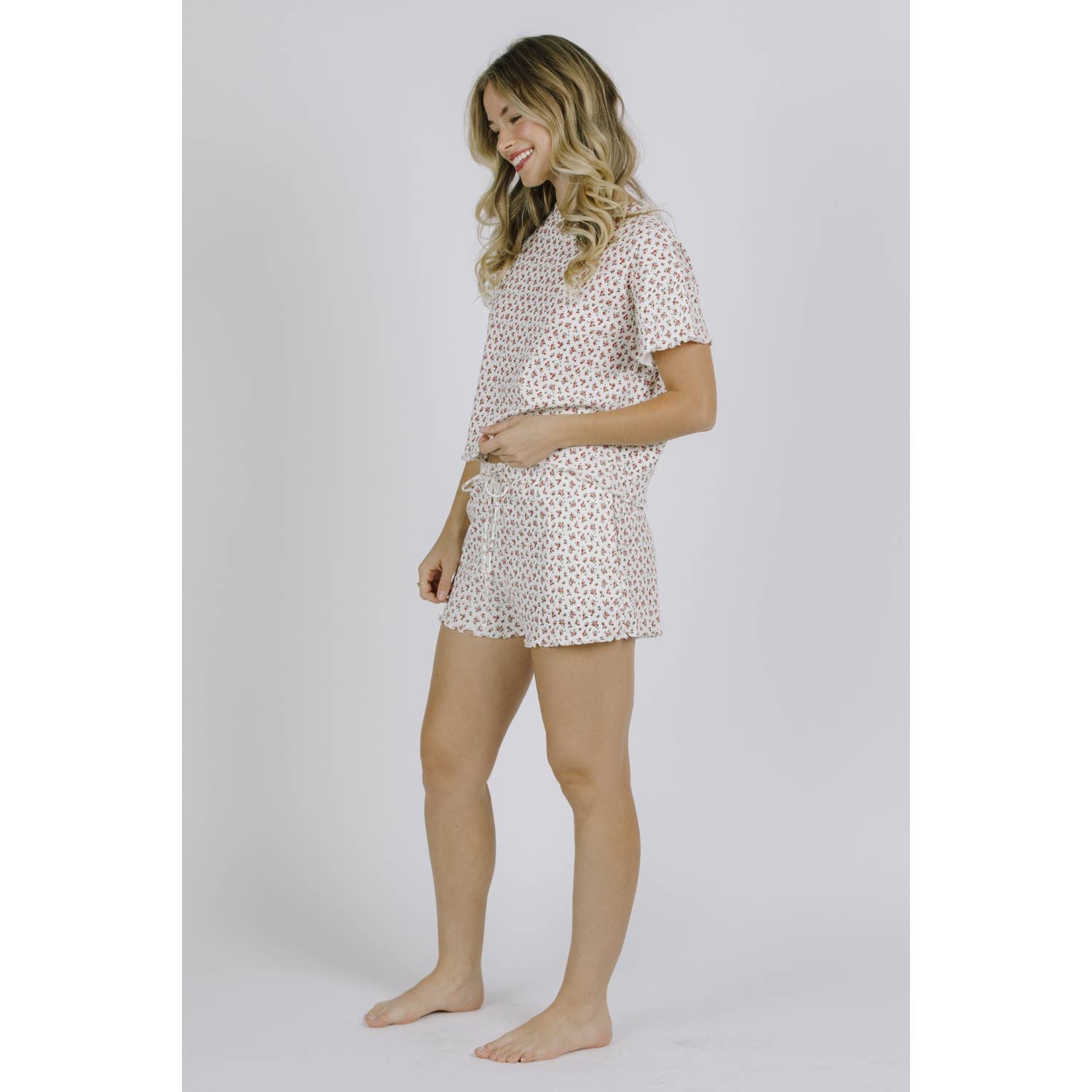 IVOIRE/ROUGE/VERT BTP1839- ENSEMBLE DE SALON DITSY FLORAL en vente sur Faire7