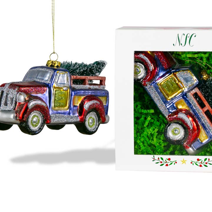 North Star Christmas | Camión vintage con árbol de Navidad para venta al por mayor de North Star Christmas