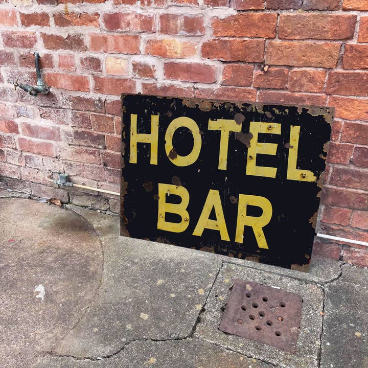 The British Metal Signs Company – wholesale Sign – Hotel Bar - Metal Advertising Wall Sign1