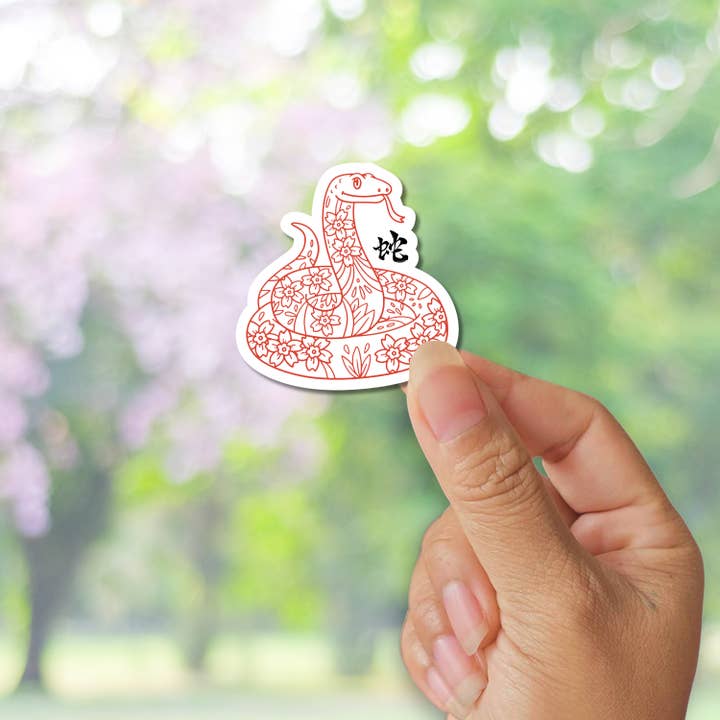 Apsara Labels - Wholesale Sticker - Chinese New Year Sticker, Year Of The Snake 2025