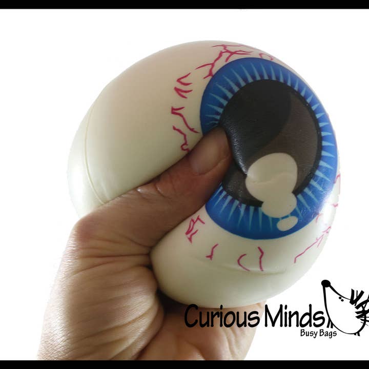 Curious Minds Toys - Wholesale Squishy Toy - Kids & Baby - 1 Large Eye Slow Rise Squishy Foam Stress Ball - Sensory,3
