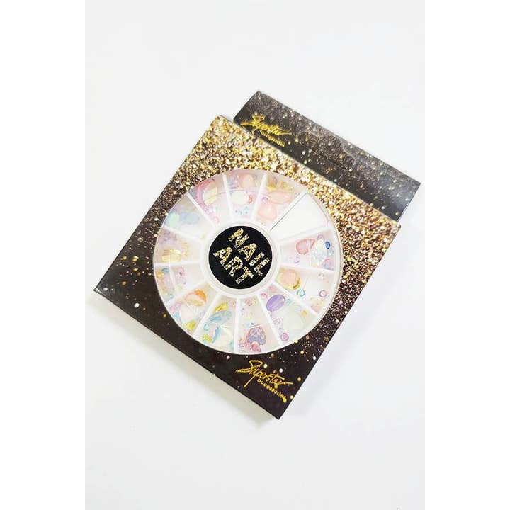 Funteze - Wholesale Nail Art/Decal - Heart and Assorted Shape Nail Art Wheel